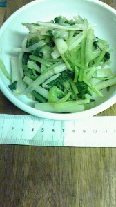 根三つ葉 茹で